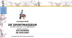 Desktop Screenshot of desportmasseur-bussum.com